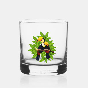 Exotische Vogels Whisky Glas