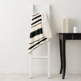 EXOTISCHE ZEBRA AFDRUKKEN SHERPA DEKEN