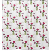 Exotisches Blumenarrangement im Glas Douchegordijn (Voorkant)