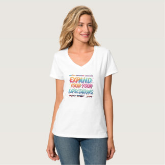 eXpand Your eXpectations" Grafisch T-shirt