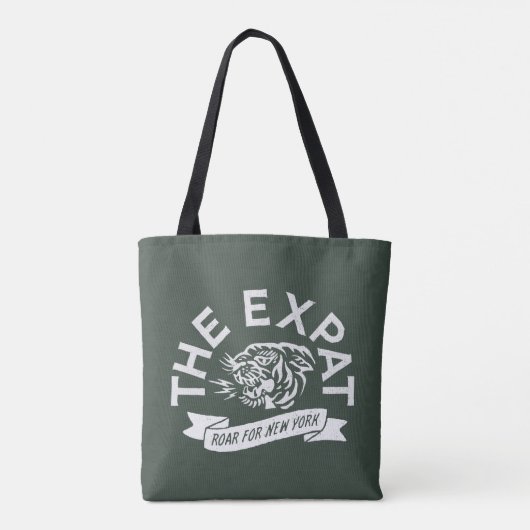 Expat Roar voor New York (Groen) Draagtas (Achterkant)