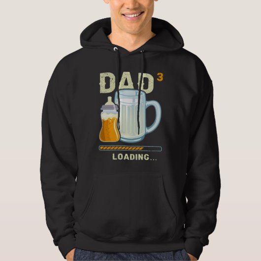 Expectant Dad Dad to be Future Dad 3rd child  2 Hoodie (Voorkant)