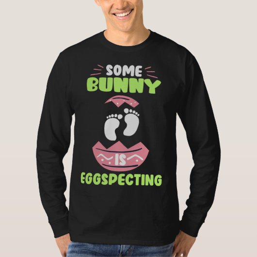 Expecting Parents Easter Bunny Easter Egg specting T-shirt (Voorkant)
