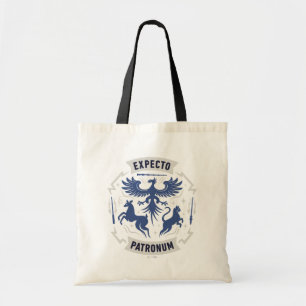 Expecto Patronum Vintage Silhouette Grafisch Tote Bag