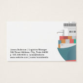 Expéditeur conteneur | Logistique (Dos)