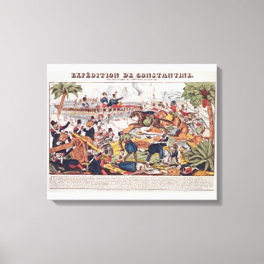 Expeditie in Constantine Canvas Afdruk (Voorkant)