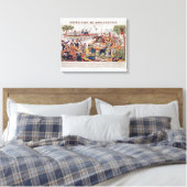 Expeditie in Constantine Canvas Afdruk (Insitu (Slaapkamer))