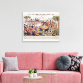 Expeditie in Constantine Canvas Afdruk (Insitu (Woonkamer))