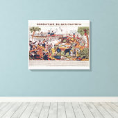 Expeditie in Constantine Canvas Afdruk (Insitu (Houten vloer))