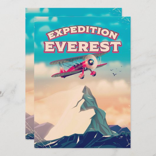 Expedition Everest Reisposter (Voorkant / Achterkant)