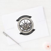 Expeditionary Combat Camera Atlantic Sticker (Envelop)
