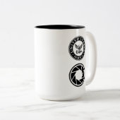 Expeditionary Combat Camera Mok#1 Two-Tone Coffee Tweekleurige Koffiemok (Voorkant rechts)