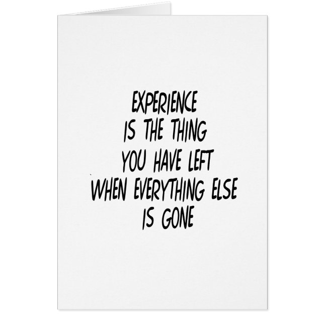 Expérience (Devant)