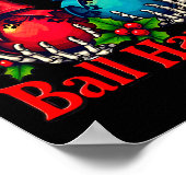 Experienced Ball Handler Funny Christmas Saying Me Poster (Hoek)