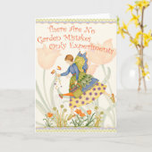 Expériences de jardinage - Carte de voeux (Fleur jaune)