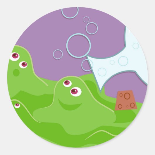 Experiment Ronde Sticker (Voorkant)