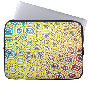 Experimenteel patroon 8 laptop sleeve