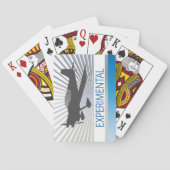 Experimenteel Vliegtuig Speelkaarten (Achterkant)