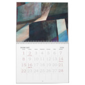 Experimentele Abstracte digitale Art Calendar Kalender (Feb 2026)