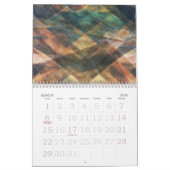 Experimentele Abstracte digitale Art Calendar Kalender (Mar 2026)