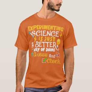 Experimentele wetenschap Funny Scientist Science L T-shirt