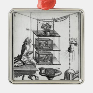Experimenten met elektriciteit metalen ornament