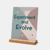 Experimenteren en evolueren acryl bord (Hoek)