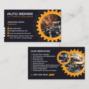 Expert Auto Reparatie, Auto Service, Monteur & Gar Visitekaartje