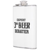 Expert derde bier debater heupfles (Links)