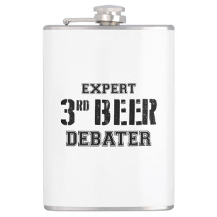 Expert derde bier debater heupfles