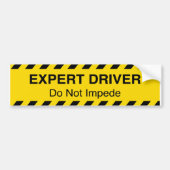 Expert Driver Sticker (Voorkant)