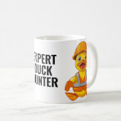 Expert Duck Hunter Constructie Rubber Duck Mok (Voorkant rechts)