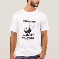 Expert pétrolier en mer, T-shirt de gisement de