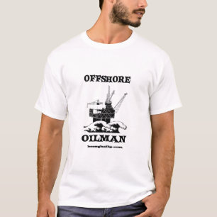 Expert pétrolier en mer, T-shirt de gisement de