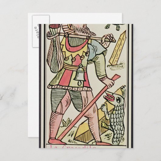 Expiation, carte tarot, français (Devant / Derrière)