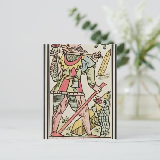 Expiation, carte tarot, français (Debout devant)