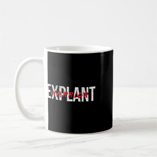 Explantaat Bewustzijn bij borstimplantaat Kanker Koffiemok (Links)