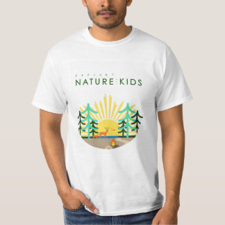 Explay Nature with Kids Mens TShirt Graphic