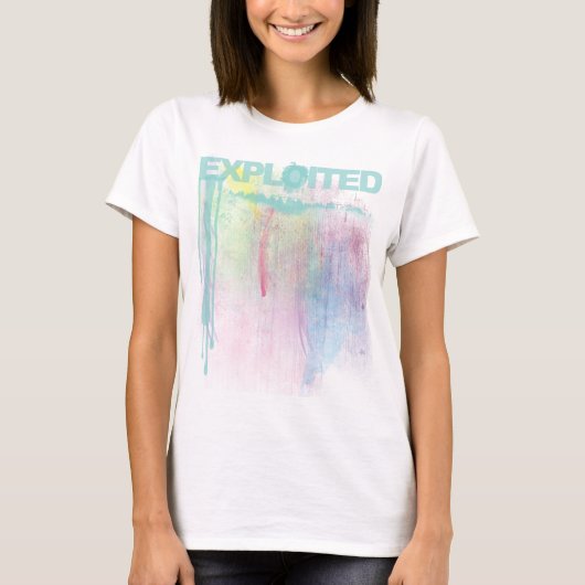 Explodeerde verfplaat t-shirt (Voorkant)