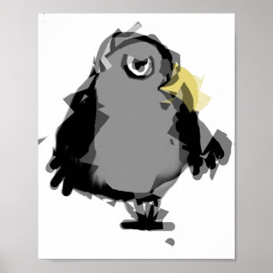 exploderende kraai poster