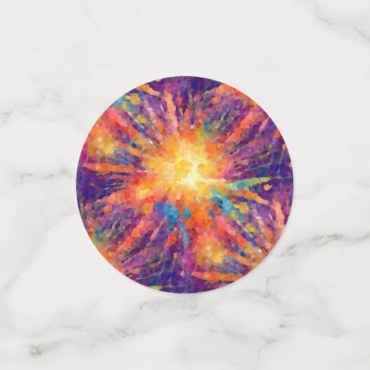 Exploderende Ster Confetti (Kleine voorkant)