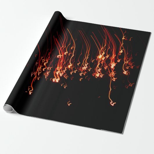 Exploding firework sparkles enlighten you! cadeaupapier (Uitgerold)