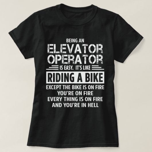 Exploitant met lift t-shirt (Design voorkant)