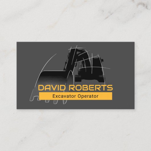 Exploitant Plant van bouwafdeling Visitekaartje (Voorkant)