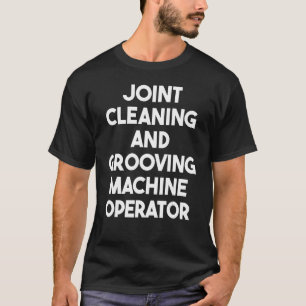 Exploitant van gezamenlijke reinigings- en groefma t-shirt