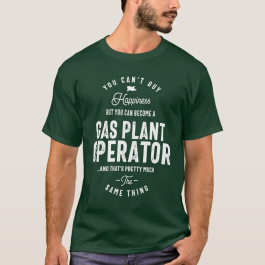 Exploitant van Plant van gas — Activiteitentitel g T-shirt (Voorkant)