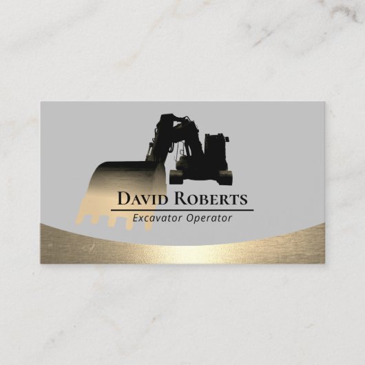 Exploitant van Plant voor beroepsuitrusting Visitekaartje (Voorkant)