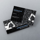 Exploitant van zware apparatuur graafconstructie visitekaartje