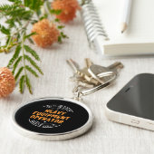 Exploitant van zware apparatuur sleutelhanger (Zijkant)