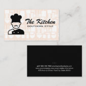 Exploitanten Restaurant | Chef-Logo Visitekaartje (Voorkant / Achterkant)